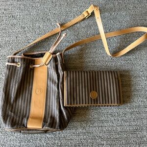 Fendi Bucket Bag With Matching Wallet